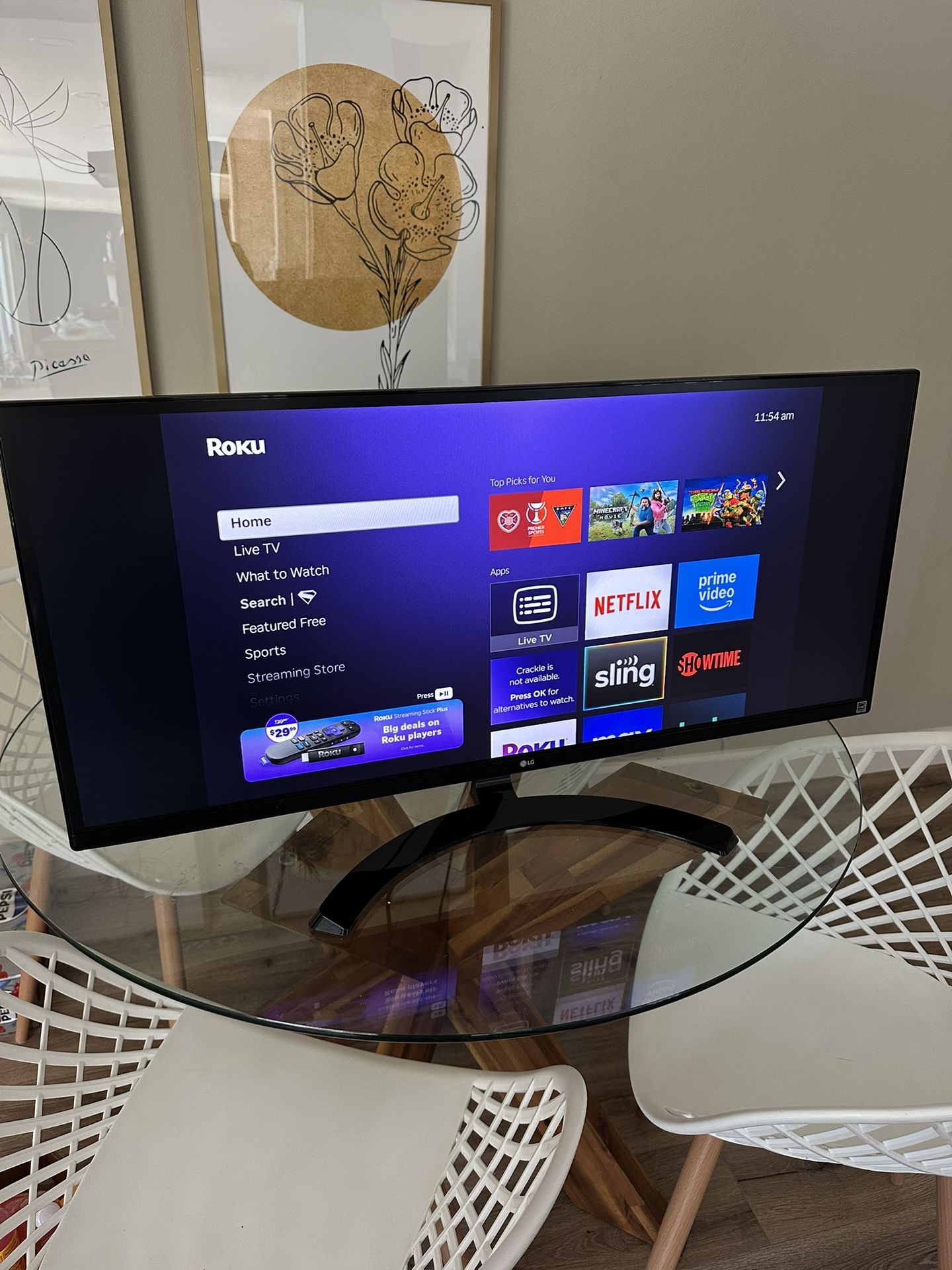 LG 34” Ultrawide Monitor