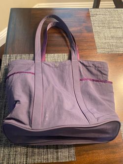 20x24 purple Lululemon purse tote