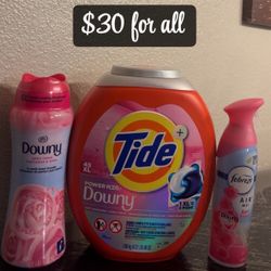 Tide Xl Pods & Downy Bundle 