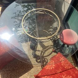 Dining Room Beveled Glass Table