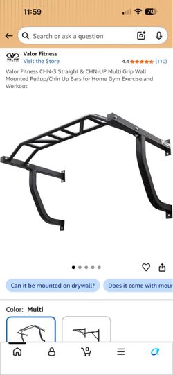 Valor Fitness multi Grip Pull up Bar