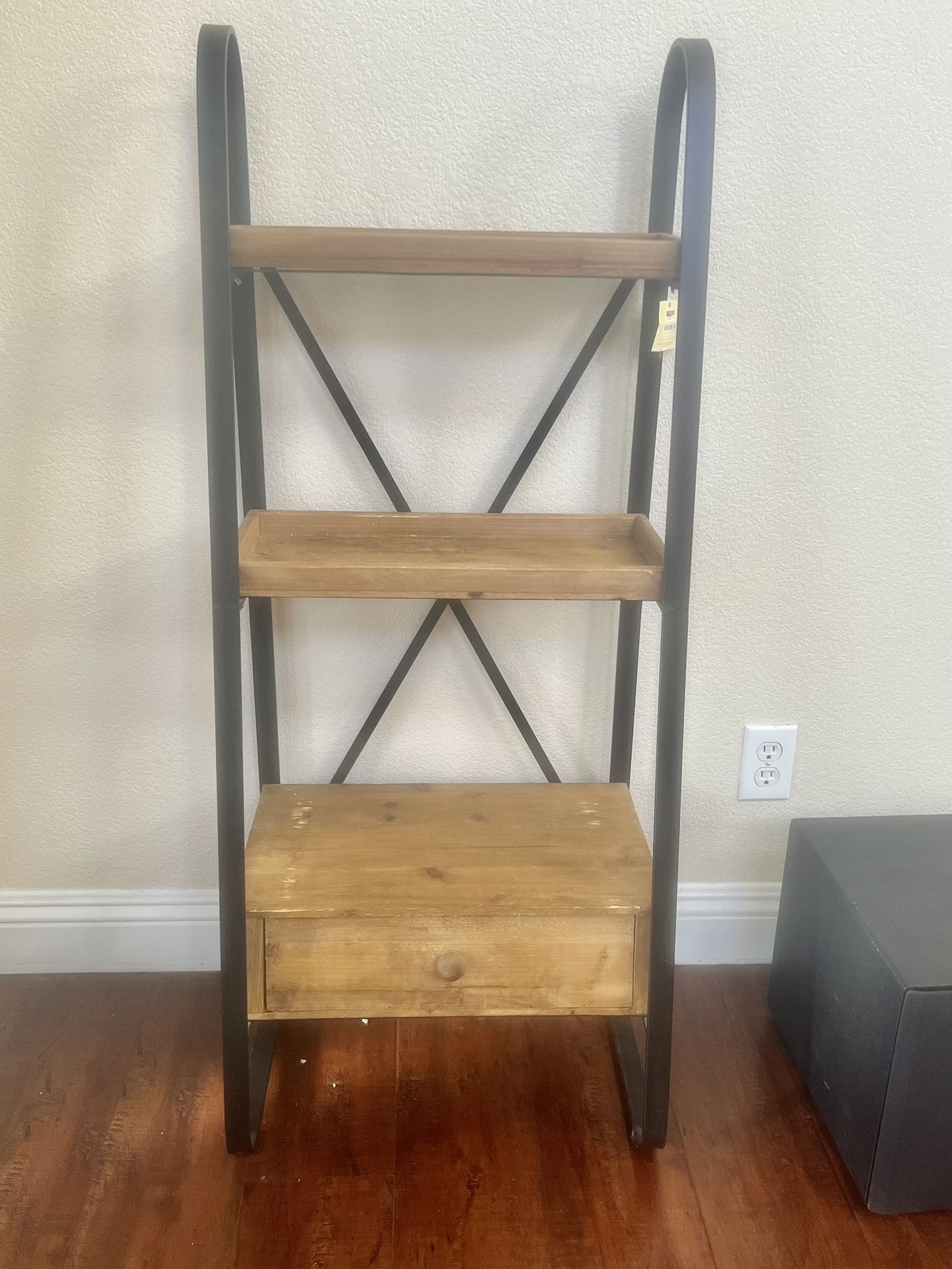 Small Shelf Stand With Drawer.