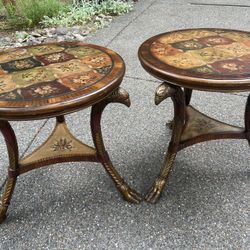 Stunning, Unique Pair of Eagle Figural Accent/Lamp Tables by Powell Company - Available Separately