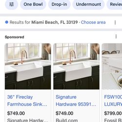 Sink 36 In
