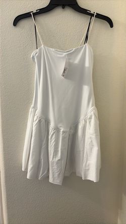 White mini dress