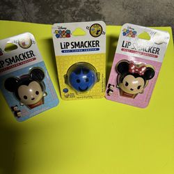 Disney Mickey & Minnie lip smackers new
