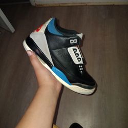 Air jordan 3 retro Black and blue 