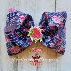 Flower Hair Bow 