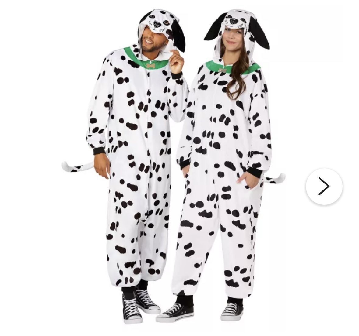 Adult Dalmatian Jumpsuit Costume