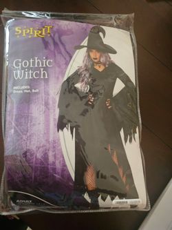 Gothic Witch Women's Costume size Xlarge.