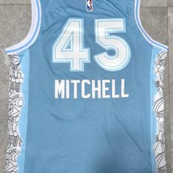 Cleveland Cavaliers Donovan Mitchell swingman basketball jerseys S-2XL
