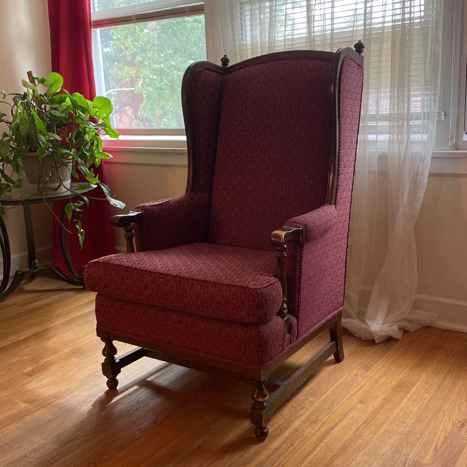 Upholstered Wingback Chair