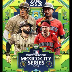 Padres 4/26 Game In Mexico City