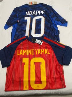 Mbappe, lamine Yamal  soccer jersey