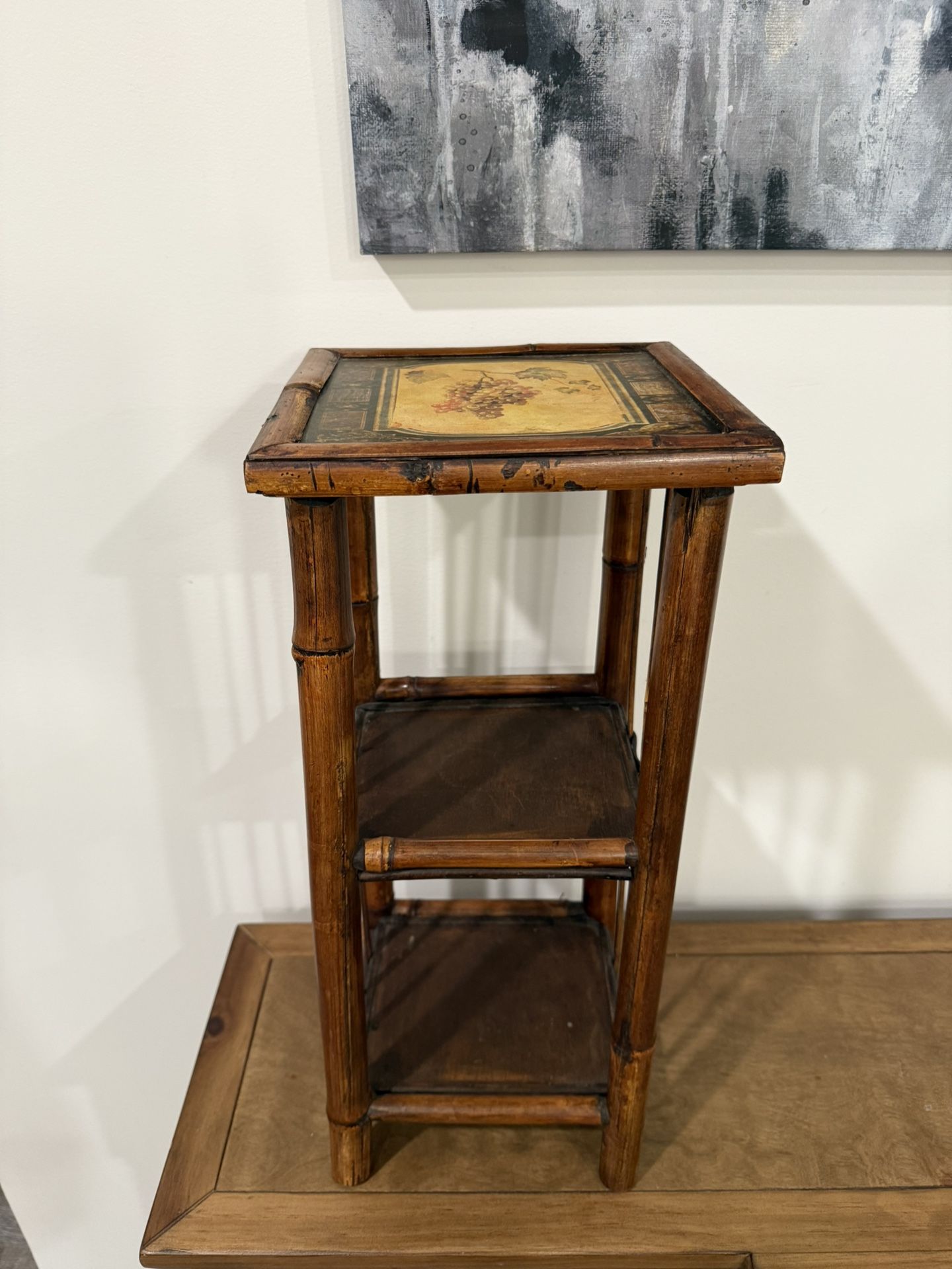 Small Bamboo Shelf Stand (1 Ft 8” Tall)