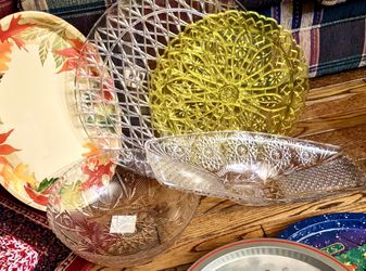 Assorted Serving Dishes: Platters, Trays and Bowls