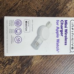 Infinitive Mini Wireless Charger for Apple Watch - White