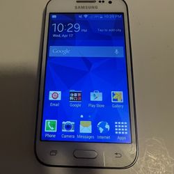 Samsung SM-G360P Galaxy Prevail LTE Trac Mobile Phone White Unlocked Preowned!  