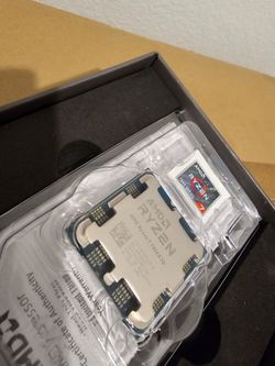 AMD CPU 7800x3d Open Box Unused