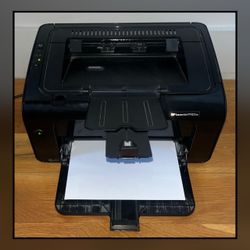 HP LaserJet Pro P1102w Monochrome Laser Wireless Printer + Toner + Power Cord