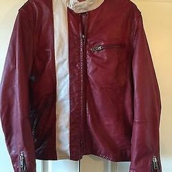 Vintage Red Leather Gap Jacket(Large)