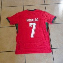 Cristiano Ronaldo #7 Portugal Men's Jersey Size Large