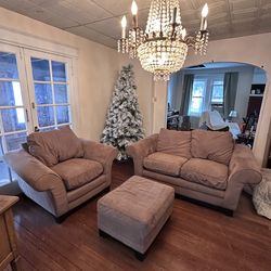 Loveseat / Chair and Ottoman set