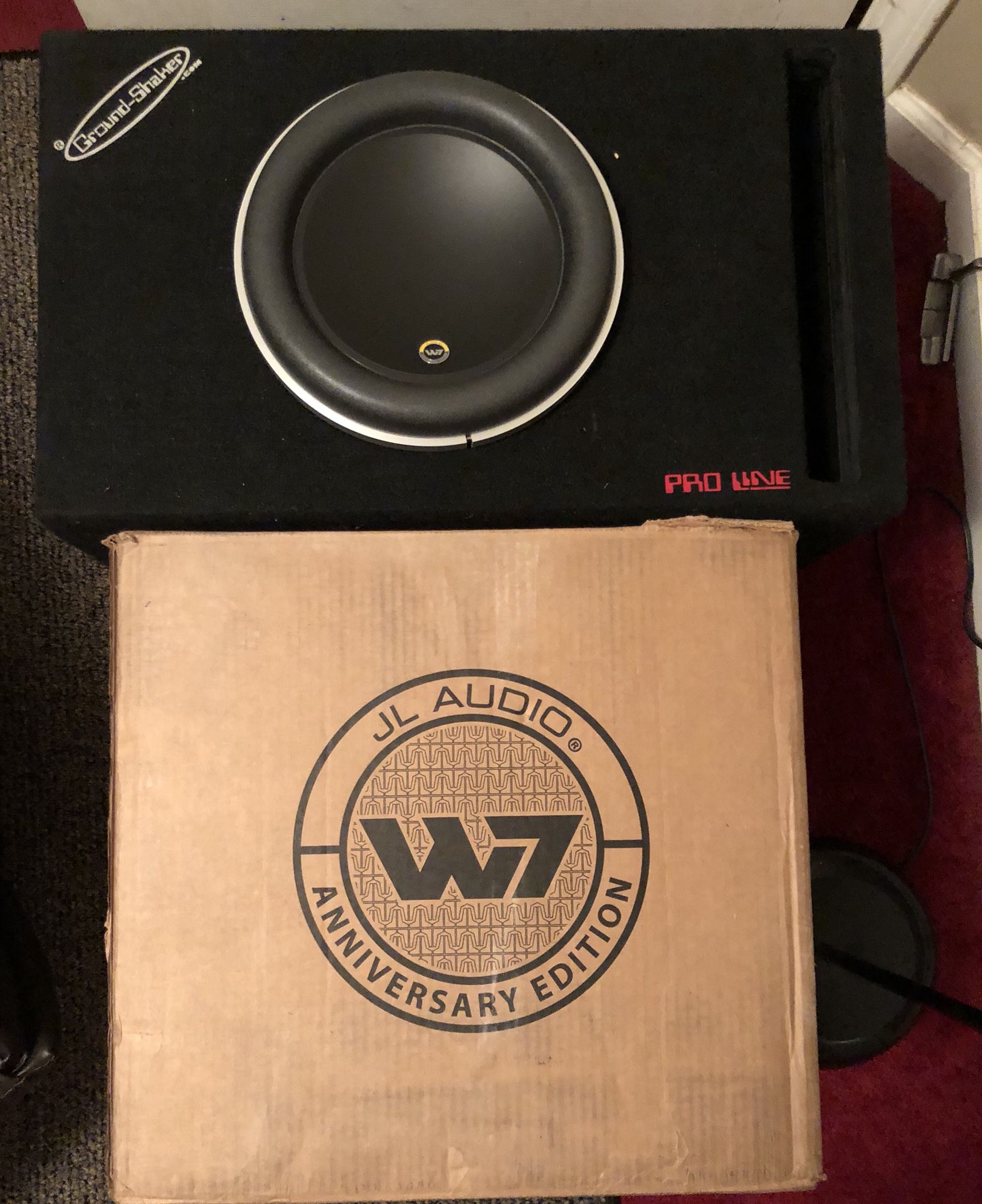 10w7ae 3 Gs W7 In Ground Shaker Pro Black 10 Single Reinforced Ported Sub Box Jl Audio Subwoofer For Sale In Tucker Ga Offerup