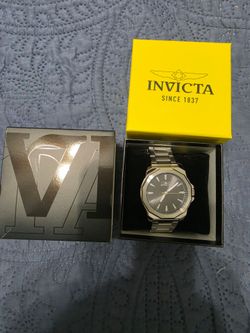 Invicta Men's Stainless Steel Octagon Bezel Watch