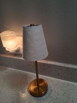 Small Brass Accent Table Lamp