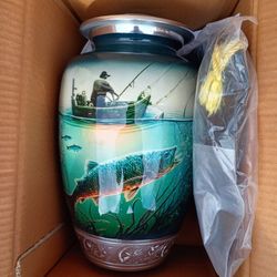Fishing Urn for Human Ashes