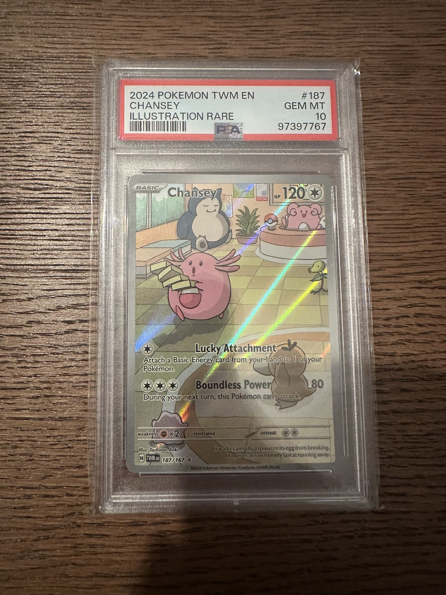 PSA 10 Chansey #187