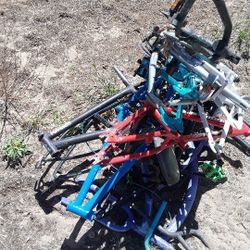 Pile Of Bike Frames