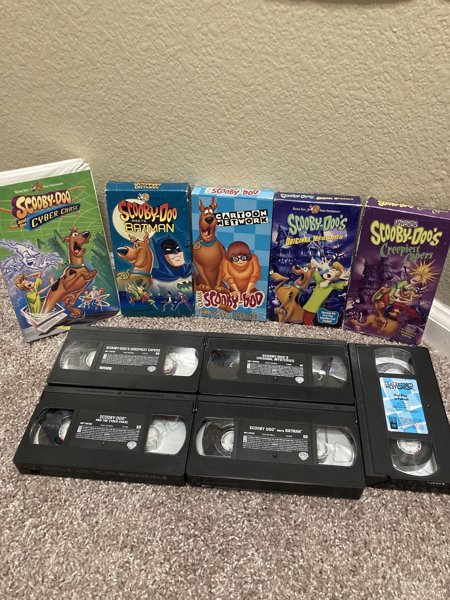Scooby Doo VHS Lot
