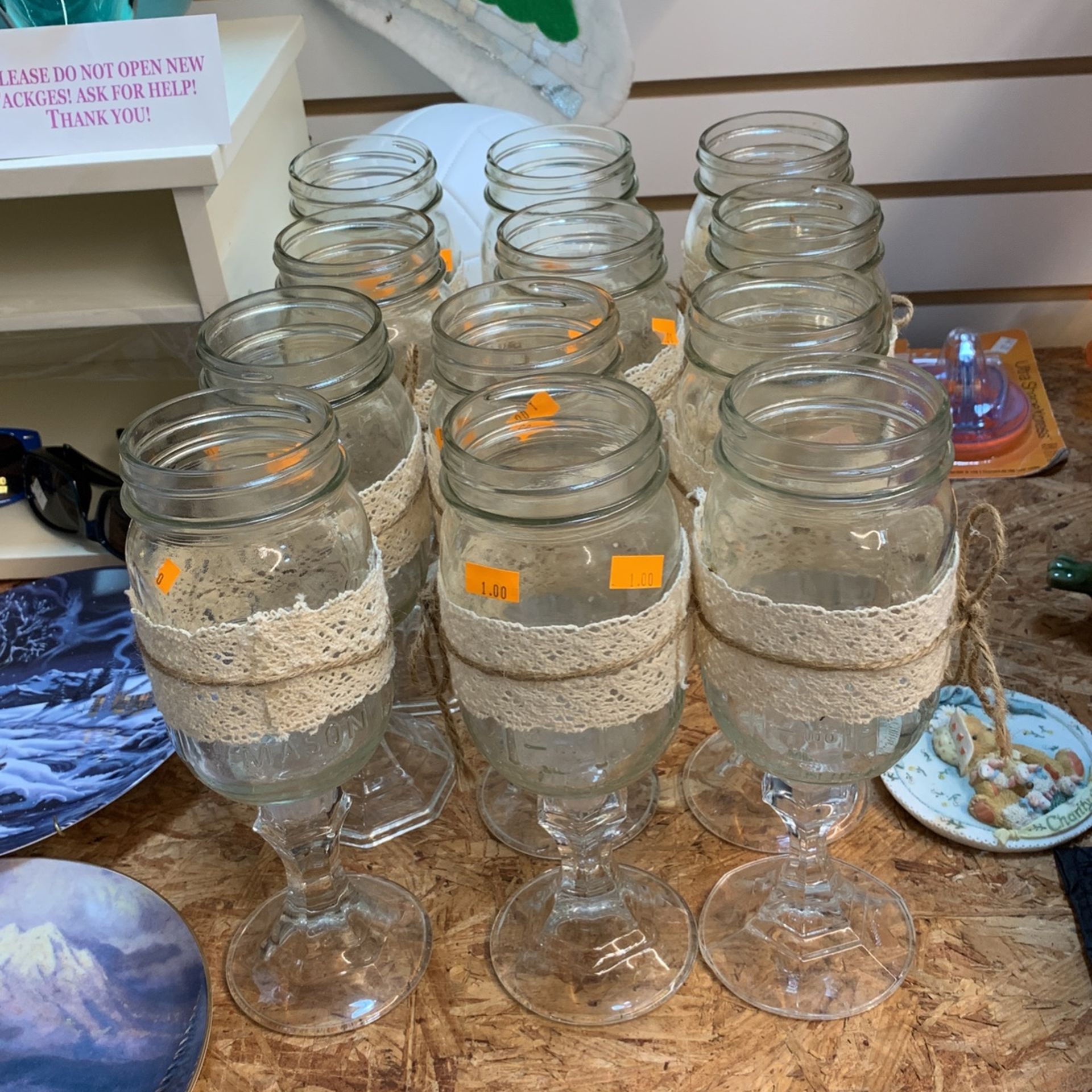 Ball Wedding Glasses