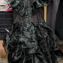 Wednesday Adams Costume Size 5-6 Girls 