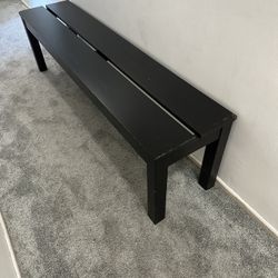IKEA Black Bench 