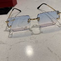 Cut Diamond Cartier Glasses