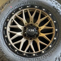 18” WHEELS AND TIRES FOR A CHEVY SILVERADO OR A TOYOTA TACOMA