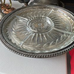 Silver Plate Lazy Susan