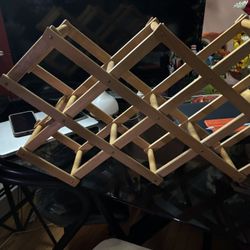 Wooden Wine Rack- Easy To Fold 
