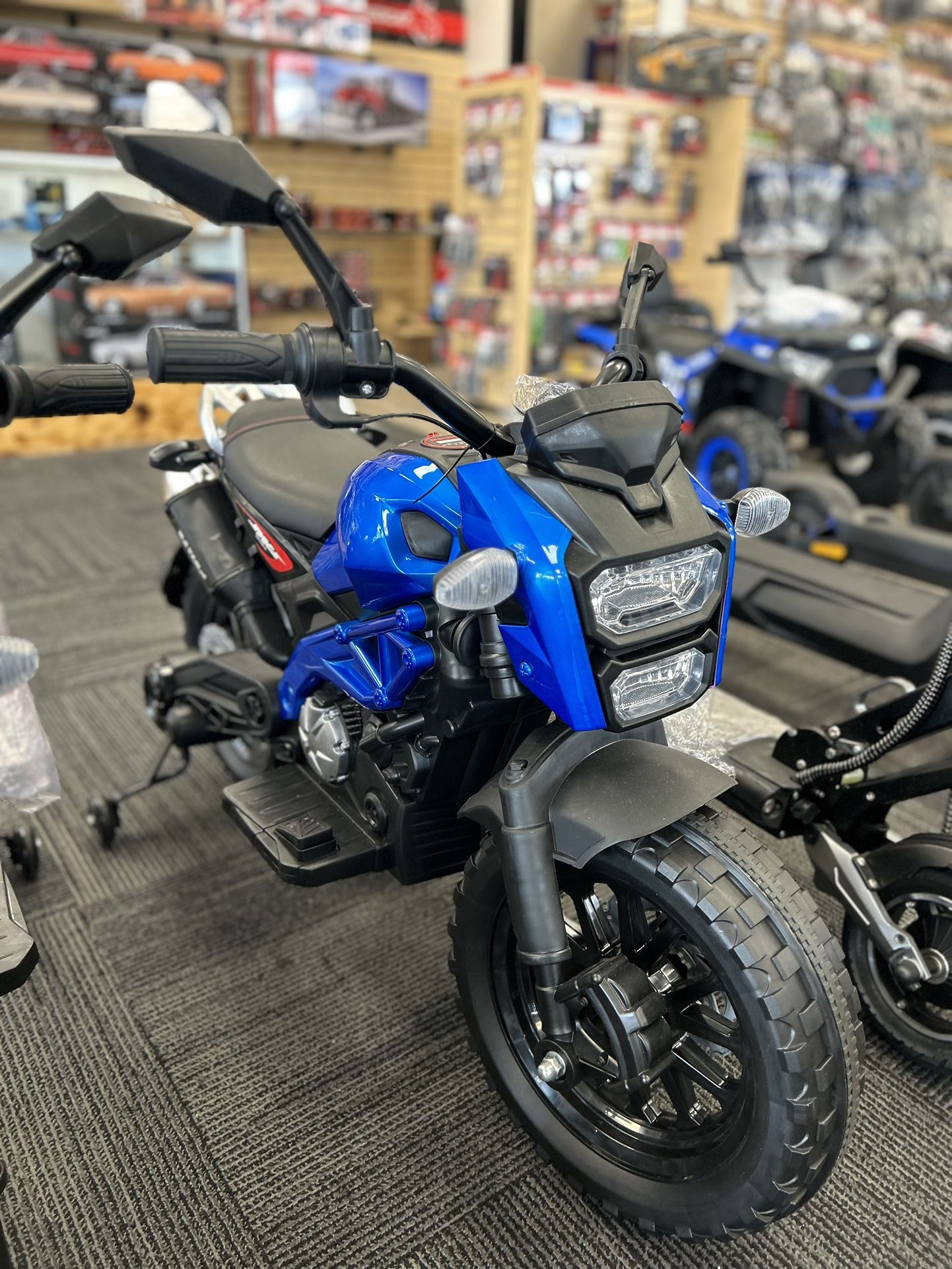 Kids Electric Motorcycle 12V W/ Training Wheels.