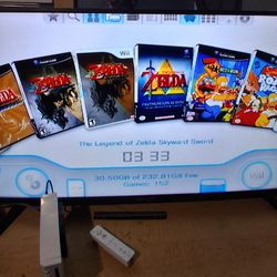 Nintendo Wii Mes With Games