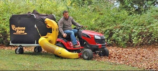 Cyclone Rake Z-10 Lawn Mower Leaf Vac