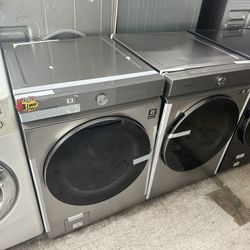 Samsung Bespoke Washer And Gas Dryer