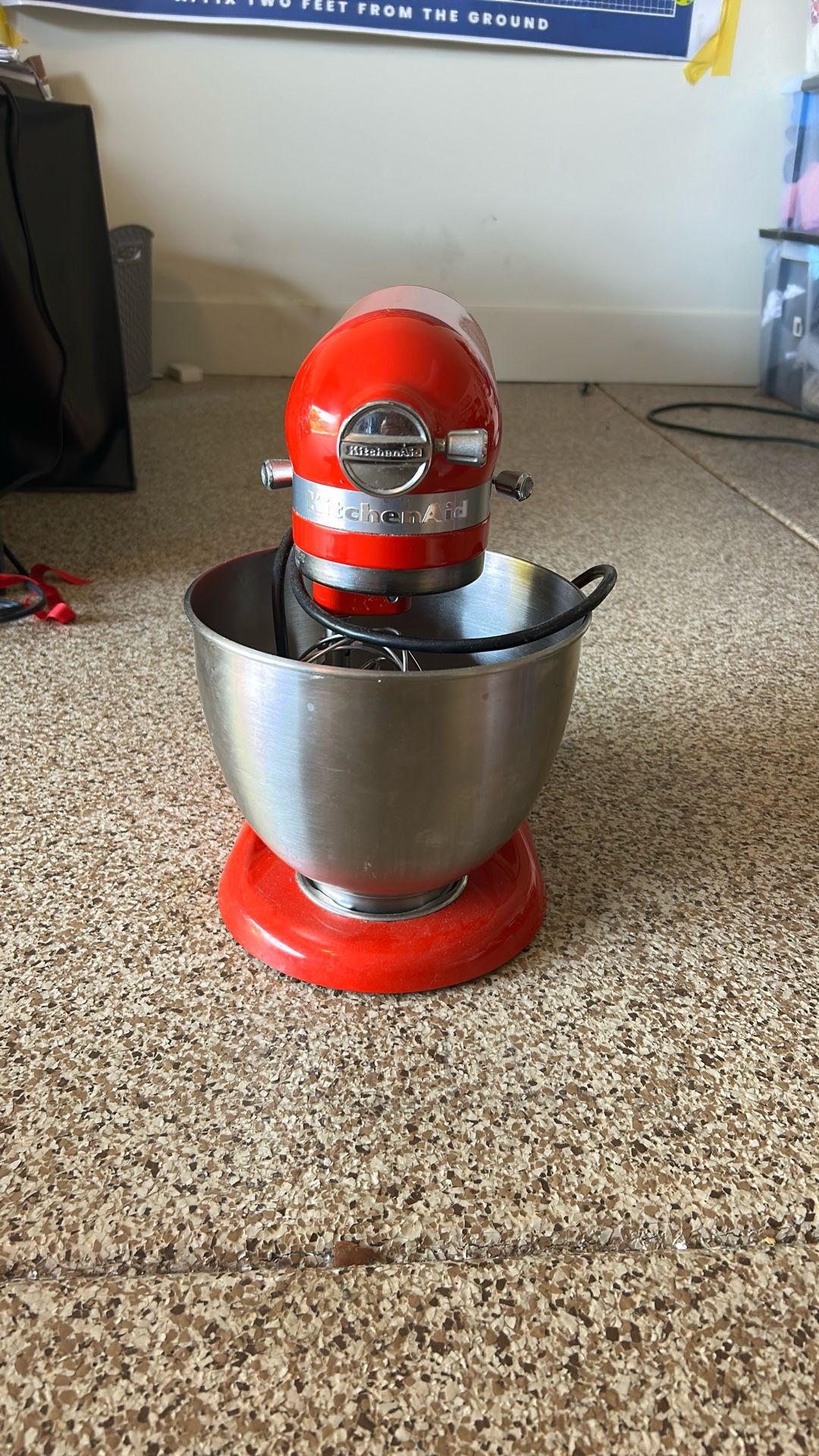 Red Kitchen Aid Mixer