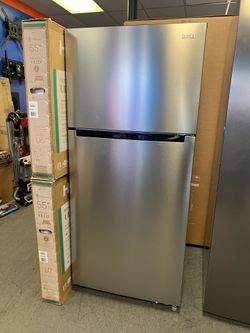 Vissani stainless steel refrigerator