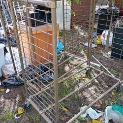 Vintage Clothing Rack 
