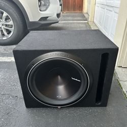 Rockford Fosgate 15” Sub And 750w Amp