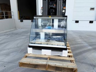 NSF Warmer Curved Front Open Glass Heated Display Case HWC-2PD